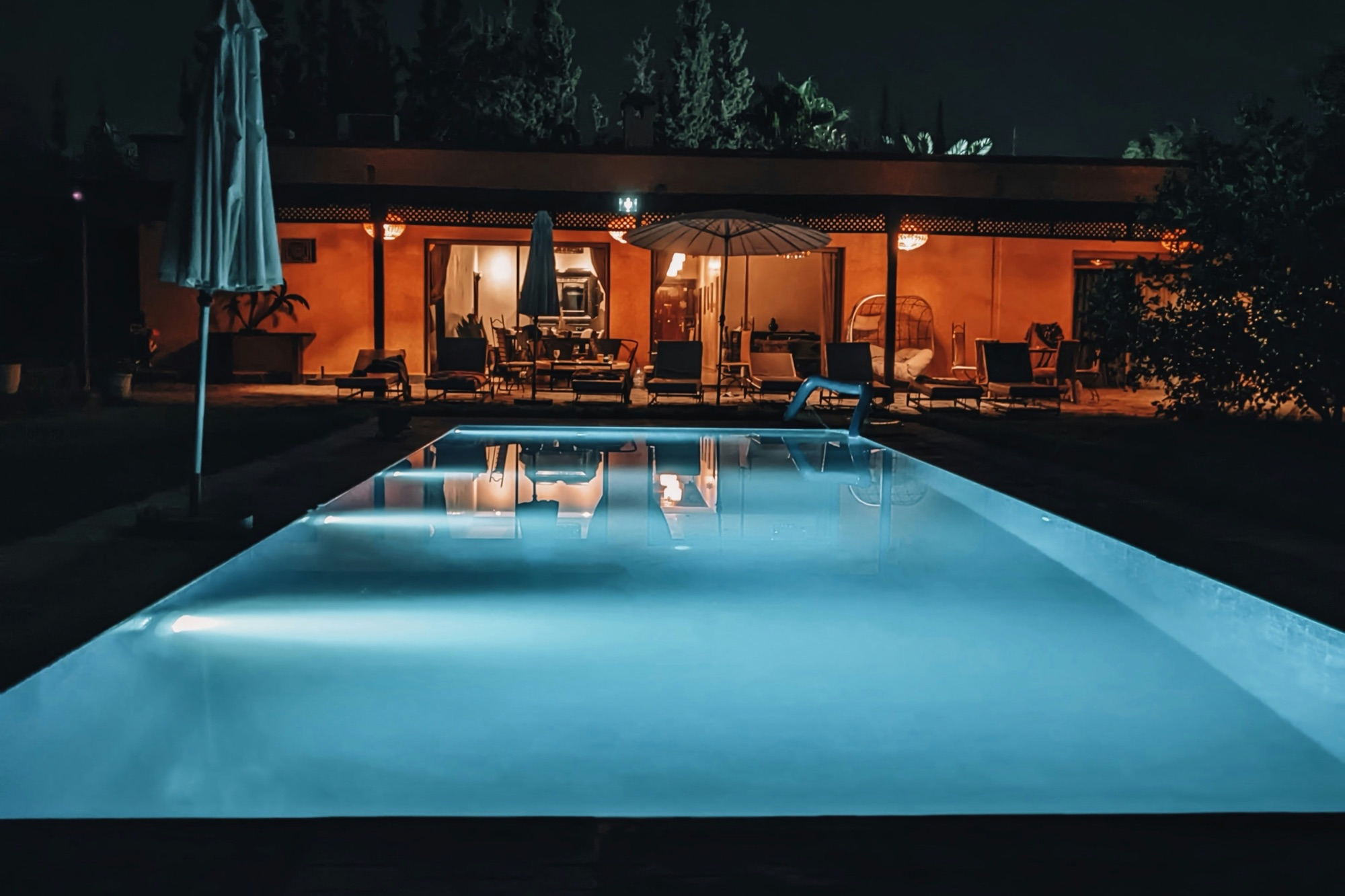 Piscine de la résidence Les Jardins de l'Atlas, route de l'Ourika